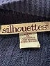 Silhouettes 100% Cotton Blue Cardigan Size XL - photo 7