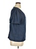 Elle 100% Lyocell Blue Short Sleeve Top Size XL - photo 4