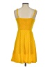 Express Polka Dots Yellow Casual Dress Size S - photo 2