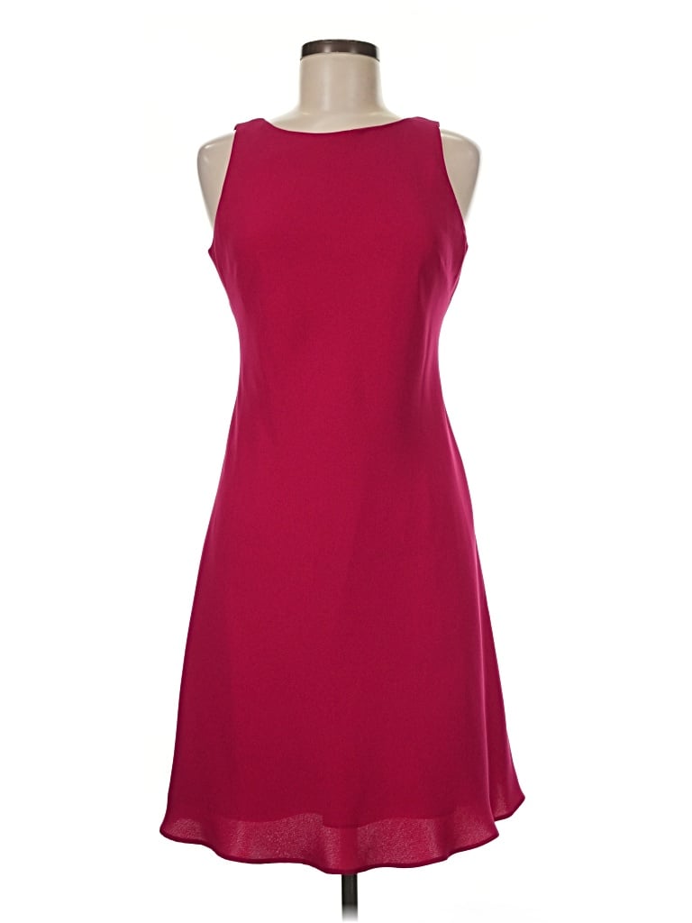 Pre-owned Evan Picone Cocktail Dress In Burgundy