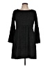 Veronica M. Solid Gray Casual Dress Size L - photo 1