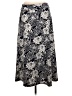 Talbots Print Black Casual Skirt Size Med Petite - photo 2