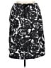 Pixie Lady 100% Spandex Floral Black Casual Skirt Size XL - photo 1