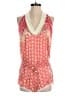 Poupette St. Barth 100% Polyester Tweed Pink Romper Size 6 (1) - photo 1