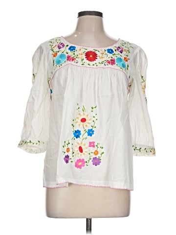 ECI 3/4 Sleeve Blouse (view 1)