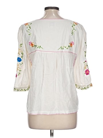 ECI 3/4 Sleeve Blouse (view 2)
