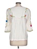 ECI White 3/4 Sleeve Blouse Size L (petite) - photo 2