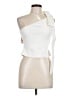 Cult Gaia Solid White Sleeveless Top Size L - photo 1
