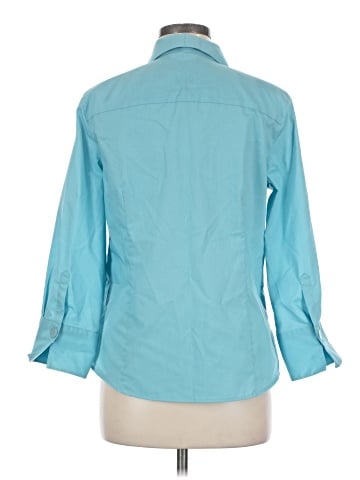 Foxcroft 3/4 Sleeve Button-Down Shirt (view 2)
