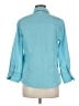 Foxcroft Teal 3/4 Sleeve Button-Down Shirt Size 8 - photo 2