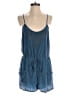 Ecote 100% Recycled Polyester Solid Blue Romper Size S (estimated) - photo 1