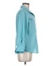 Foxcroft Teal 3/4 Sleeve Button-Down Shirt Size 8 - photo 4