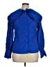 Unbranded 100% Polyester Blue Long Sleeve Blouse Size XL - photo 1