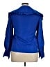 Unbranded 100% Polyester Blue Long Sleeve Blouse Size XL - photo 2