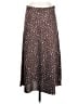 J.Crew 100% Polyester Animal Print Brown Casual Skirt Size S - photo 1