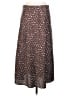 J.Crew 100% Polyester Animal Print Brown Casual Skirt Size S - photo 2