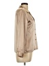 Worthington 100% Polyester Metallic Tan Long Sleeve Blouse Size 10 Petite - photo 4