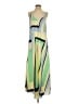Maeve 100% Polyester Graphic Green Casual Dress Size S - photo 1