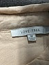 Love Tree 100% Tencel Tan Short Sleeve Blouse Size M - photo 7