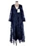 Mac Duggal 100% Polyester Blue Cocktail Dress Size 24 - photo 1
