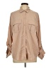 Old Navy Solid Tan Long Sleeve Button-Down Shirt Size L (tall) - photo 1