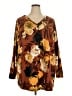 D&Co. Brown 3/4 Sleeve Blouse Size 3X - photo 1