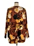 D&Co. Brown 3/4 Sleeve Blouse Size 3X - photo 2