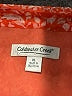 Coldwater Creek 100% Polyester Orange Short Sleeve Blouse Size XL - photo 7