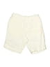 Crewcuts 100% Linen Solid Ivory Shorts Size 10 - photo 1
