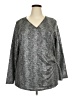 By Design Gray Long Sleeve Top Size 2X - photo 1