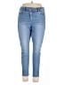 American Eagle Outfitters Solid Blue Jeans Size 14 - photo 1