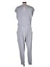 Banana Republic Solid Gray Jumpsuit Size L - photo 2