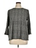 J.Jill Gray 3/4 Sleeve Blouse Size XL - photo 1