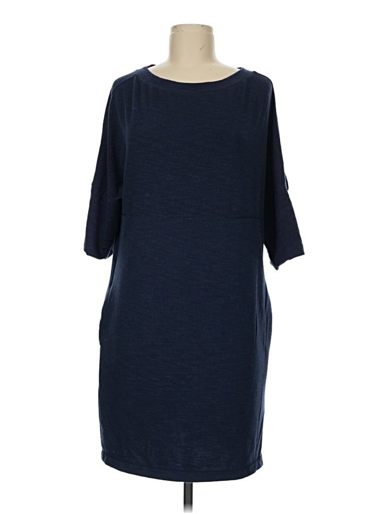 Pre-owned Max Studio Casual Dress In Blue