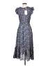 Universal Thread 100% Rayon Paisley Blue Casual Dress Size S - photo 2