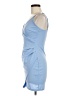 Unbranded Solid Blue Cocktail Dress Size M - photo 5