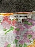 Rose + Olive Floral Pink Short Sleeve Blouse Size L - photo 7