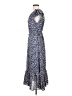 Universal Thread 100% Rayon Paisley Blue Casual Dress Size S - photo 5