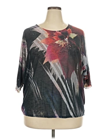 DressBarn 3/4 Sleeve T-Shirt (view 1)