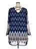 Xhilaration 100% Polyester Blue Casual Dress Size XXL - photo 2