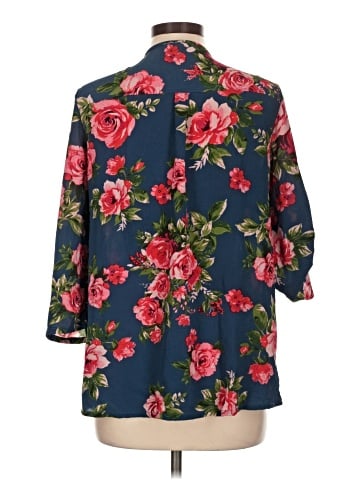 Purple Rain 3/4 Sleeve Blouse (view 2)