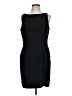 Finity Studio 100% Acetate Solid Black Cocktail Dress Size 12 - photo 1
