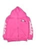 Unbranded 100% Polyester Pink Zip Up Hoodie Size 5 - 6 - photo 1