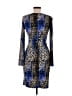 Calvin Klein Animal Print Blue Cocktail Dress Size 6 - photo 2