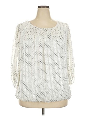 Sara Michelle 3/4 Sleeve Blouse (view 1)