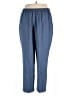 Unbranded 100% Polyester Solid Blue Casual Pants Size 16W - photo 1