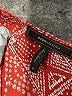 BCBGMAXAZRIA 100% Silk Red Kimono Size M - photo 7