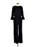 Marina Solid Black Jumpsuit Size 12 - photo 1
