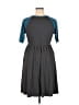Torrid Chevron-herringbone Gray Casual Dress Size 1X Plus (1) - photo 2