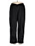 Unbranded 100% Polyester Solid Black Track Pants Size XL (1XL) - photo 1